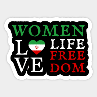 Women Life Freedom Sticker